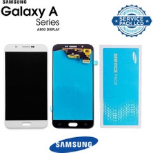OEM Samsung A800 A8 2015 LCD Ekran %100 Kvk Servis Orjinal