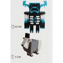 Minecraft Warden ve Keçi Goat Set Hareketli Eklemli Figür