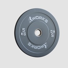 XWORKS Fitness Renkli Antrenman Bumper Plaka 5kg (Çift)