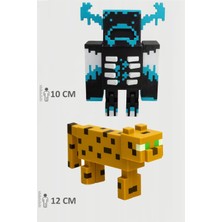 Minecraft Warden ve Ocelon Set Hareketli Eklemli Figür