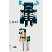 Minecraft Warden ve Lama Set Hareketli Eklemli Figür