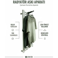 Havlupan Askısı – Radyatör Üstü Kurutucu ve Havlu Askılığı | Banyo Düzenleyici Aparat | Tüm Havlupanlarla Uyumlu