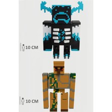 Minecraft Warden ve Golem Set Hareketli Eklemli Figür