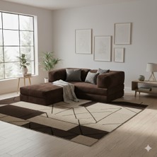 MONAMI Dechome Modern Fitilli Kadife | Köşe Koltuk | 180X180 Köşe Takımı | Modüler Köşe Takımı | Yataklı L Koltuk | Fitilli Kadife