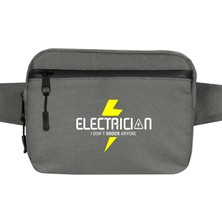 Zepplin Giyim Elektrikçi Bel Çantası Fermuarlı Gri Renk
