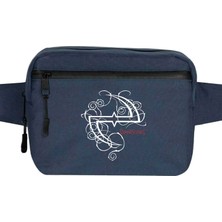 Zepplin Giyim Evanescence Logo Bel Çantası Fermuarlı Lacivert Renk