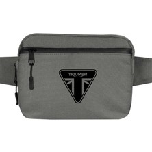 Zepplin Giyim T. Motorcycles Ltd Bel Çantası Fermuarlı Gri Renk