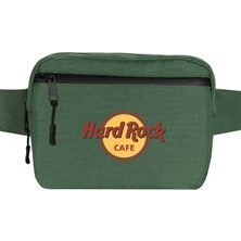 Zepplin Giyim Hard Rock Cafe Bel Çantası Fermuarlı Yeşil Renk