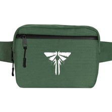 Zepplin Giyim The Last Of Us Logo Bel Çantası Fermuarlı Yeşil Renk