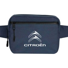 Zepplin Giyim Citroen Logo 2 Bel Çantası Fermuarlı Lacivert Renk