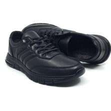 Catelli %100 Deri Ortopedik Erkek Kışlık Rahat Günlük Ithal Kauçuk Kaymaz Taban Lastik Bağcıklı Sneaker Ayakkabı 40-44