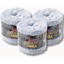 Himalaya Koala 75706 Peluş Örgü Ipi 3 Adet