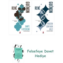 Alfa Yayınları Dante Ezoterizmi + Modern Dünyanın Krizi