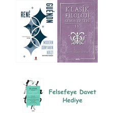 Alfa Yayınları Modern Dünyanın Krizi + Klasik Filoloji Seminerleri 4