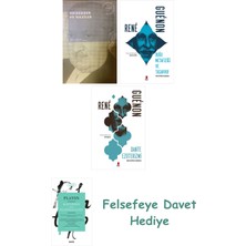 Alfa Yayınları Heidegger ve  + Doğu Metafiziği ve Tasavvuf + Dante Ezoterizmi