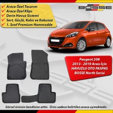Peugeot 208 Paspas Araca Özel 2013-2019 Derin Havuzlu Bosse North Serisi