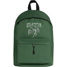 Zepplin Giyim LED Zeppelin Failing Angel Sırt Çantası Yeşil Renk