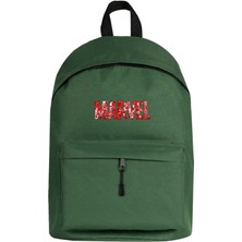 Zepplin Giyim Marvel Heroes In Post 3 Sırt Çantası Yeşil Renk