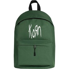 Zepplin Giyim Korn Logo Sırt Çantası Yeşil Renk