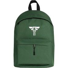 Zepplin Giyim The Last Of Us Logo Sırt Çantası Yeşil Renk