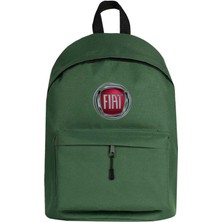 Zepplin Giyim Fiat Logo Sırt Çantası Yeşil Renk
