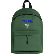 Zepplin Giyim Yamha MT07 Logo Blue Sırt Çantası Yeşil Renk