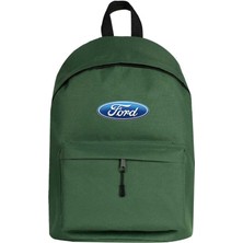 Zepplin Giyim Ford Logo Sırt Çantası Yeşil Renk