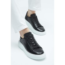 Bay Emir Iç Dış Hakiki Deri Zr Model Siyah Erkek Sneakers