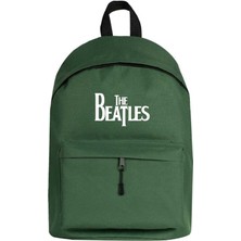 Zepplin Giyim The Beatles Logo Sırt Çantası Yeşil Renk