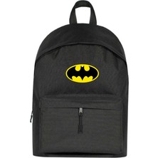 Zepplin Giyim Batmn Logo Sırt Çantası Siyah Renk