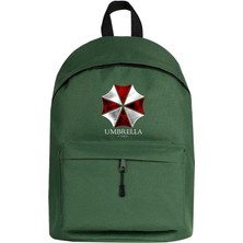 Zepplin Giyim Resident Evil Umbrella Corp Sırt Çantası Yeşil Renk