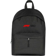 Zepplin Giyim F1 Audi Logo Sırt Çantası Siyah Renk