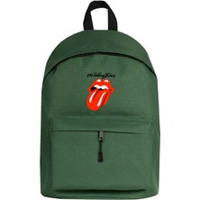 Zepplin Giyim Rolling Stones Sırt Çantası Yeşil Renk