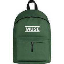 Zepplin Giyim Muse Logo Sırt Çantası Yeşil Renk