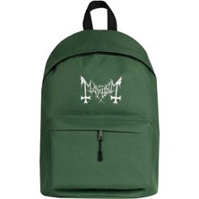 Zepplin Giyim Mayhem Logo Sırt Çantası Yeşil Renk