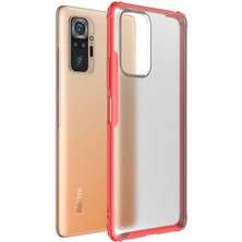 Zore Xiaomi Redmi Note 10 Pro Kılıf Tcmk Volks Kapak-Kırmızı