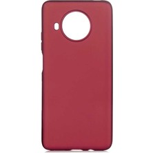 Zore Xiaomi Redmi Note 9 Pro 5g Kılıf Tcmk Premier Silikon Kapak-Mürdüm