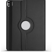 iPad Pro 13 2025 M5 Zore Dönebilen Standlı Kılıf - Siyah