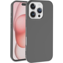 Zore Apple iPhone 16 Pro Kılıf Tcmk Lsr Laaakan Kapak-Titanyum-Gri