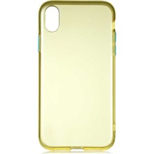 Zore iPhone Xr 6.1 Uyumlu Tcmk Bistro Kapak-Sarı