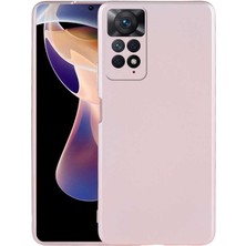 Zore Xiaomi Redmi Note 11 Pro 5g Kılıf Tcmk Premier Silikon Kapak-Rose Gold