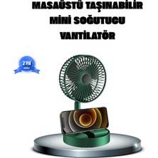 Katlanabilir Şarjlı Mini Fan 3 Kademeli Hız Ayarlı Taşınabilir