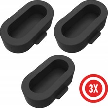 Caseonn Garmin Quatix 7x Solar Toz - Kir ve Su Sıçramasına Karşı Koruyucu Tıpa 3 Adet