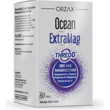 Ocean Extramag Threog Takviye Edici Gıda 60 Tablet - Dezenfektan Hediyeli (%72 Alkol)