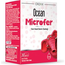 Ocean Microfer Takviye Edici Gıda 30 ml - Damla - Dezenfektan Hediyeli (%72 Alkol)