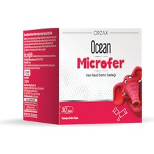 Ocean Microfer Takviye Edici Gıda 30 Saşe - Dezenfektan Hediyeli (%72 Alkol)