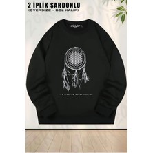 Unisex Bring Me The Horizon Sleep Baskılı Oversize Bisiklet Yaka Sweatshirt