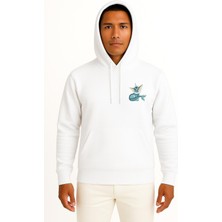 Bahriyeli Collection Kapüşonlu Vaporeon Cep Baskılı Unisex Sweatshirt
