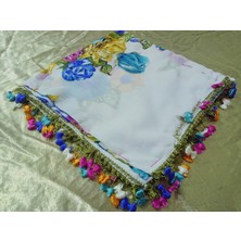 Cenk ve Reyhan Zarif ve Şık El Işi Iğne Oyalı Yazma/el Işi Iğne Yemeni/el Işi Tülbent/baş Örtüsü