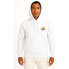 Bahriyeli Collection Kapüşonlu Arcanine Cep Baskılı Unisex Sweatshirt